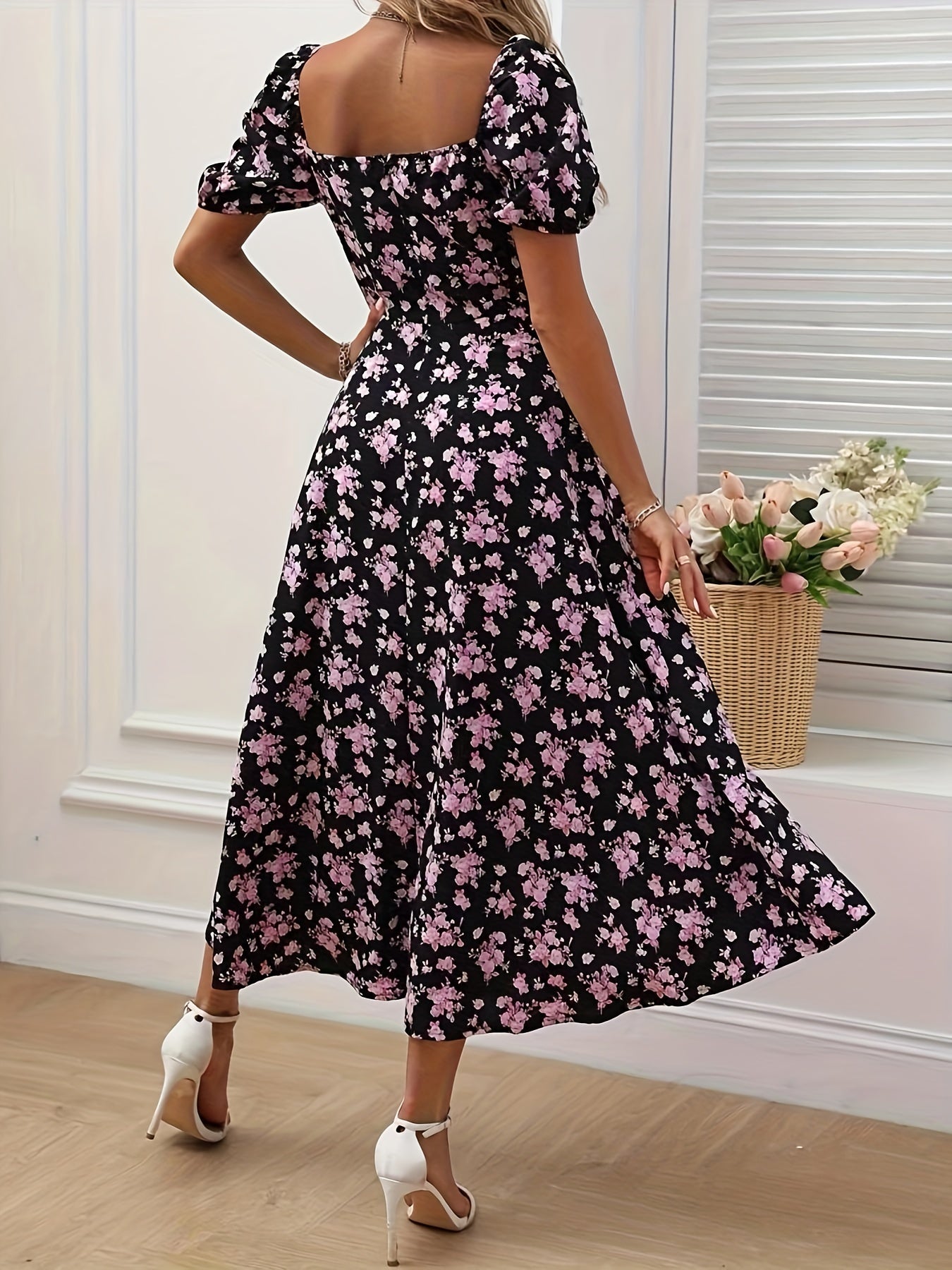 Mirella | Women's Floral Midi Dress
