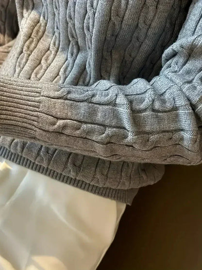 Men's Brit & Boho | Cable Jumper with Long Sleeve