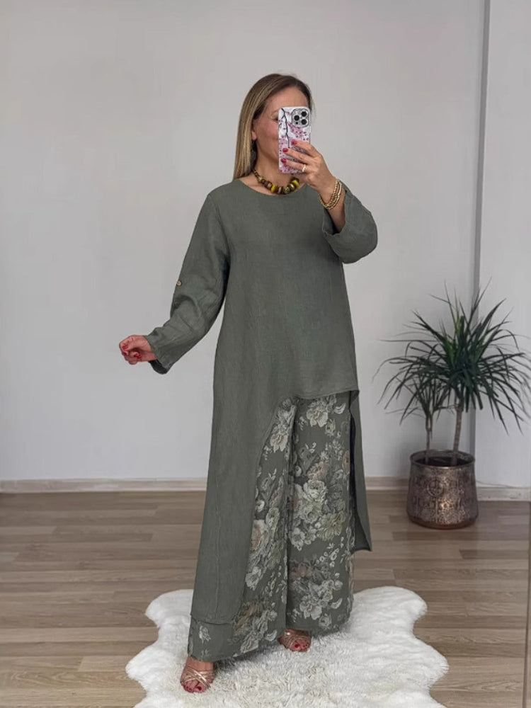 Regina | Women's Elegant Casual & Set with Long Sleeve