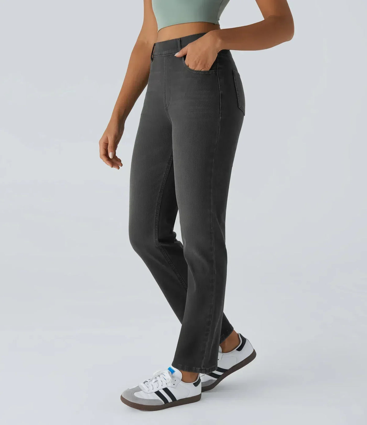 Kate | Women's Elastic & Comfortable Trousers with Pockets