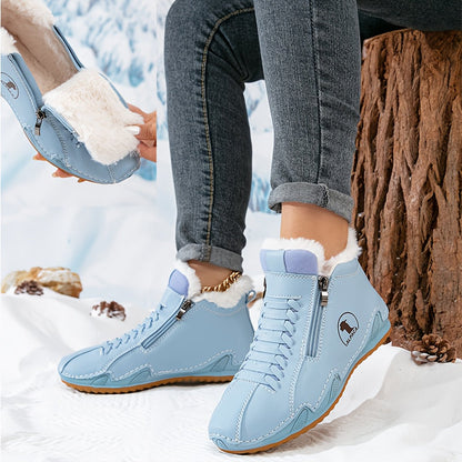 Léa | Women's Orthopedic Lace-Up Ergonomic Winter Comfort Ankle Boots