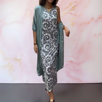 Melanie | Women's Elegant Maxi Dress With Cardigan