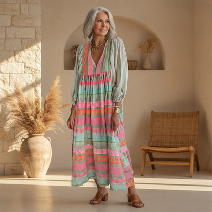 Jessenia | Women's Comfortable Boho Maxi Dress