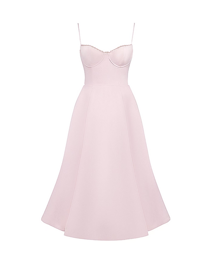Ophira | Women's Classy Corset Midi Dress