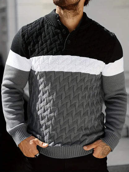 Men's Brit & Boho | The Atlas Henley Jumper