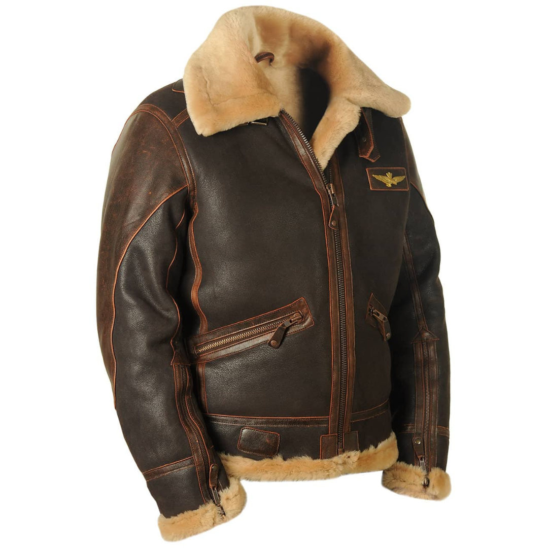 Angelo | Trendy Men's Pilot Jacket with Long Sleeve