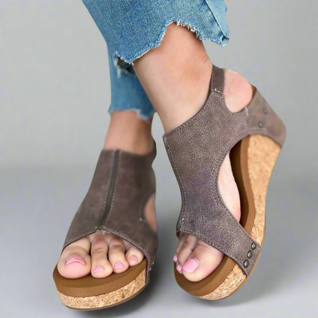 Mechthild | Women's Lightweight Open-Toe Premium Quality Orthopedic Sandals
