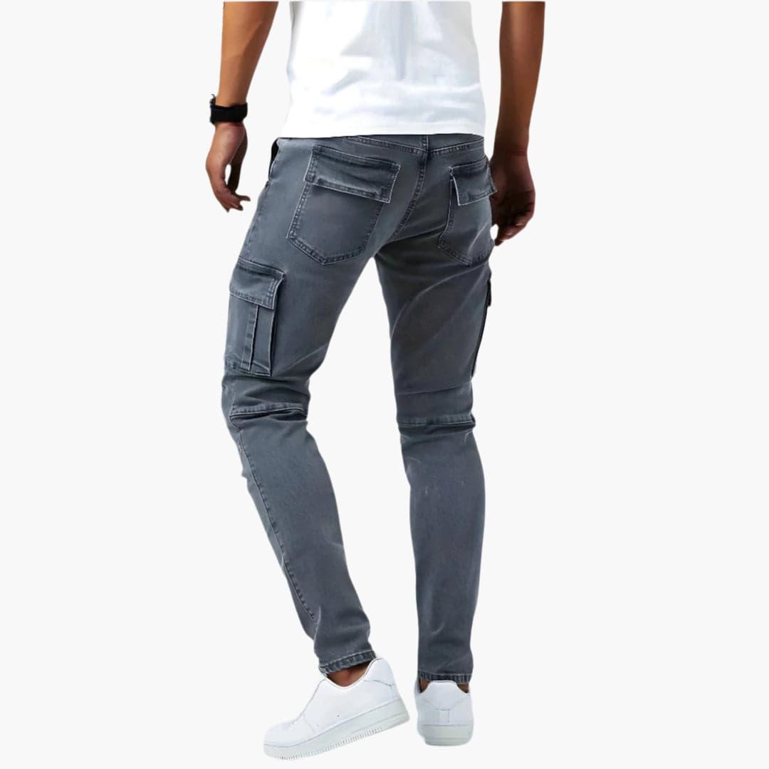Samuel | Men's Stretch Cargo Trousers with Pockets