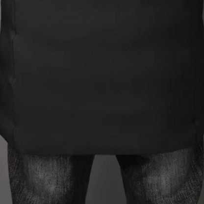 Elegant Long Men's Jacket with Long Sleeve