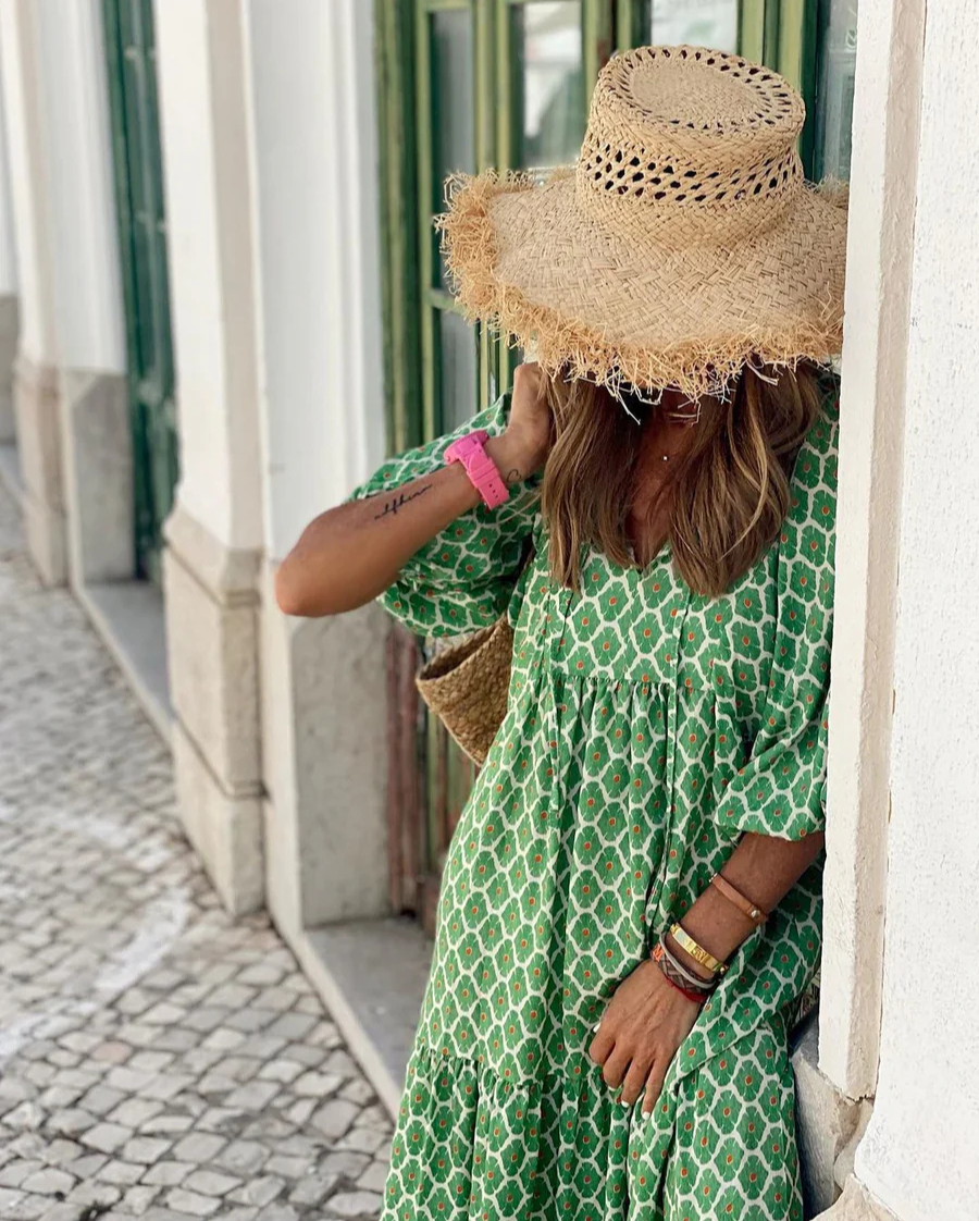 Elin | Women's Boho Maxi Dress