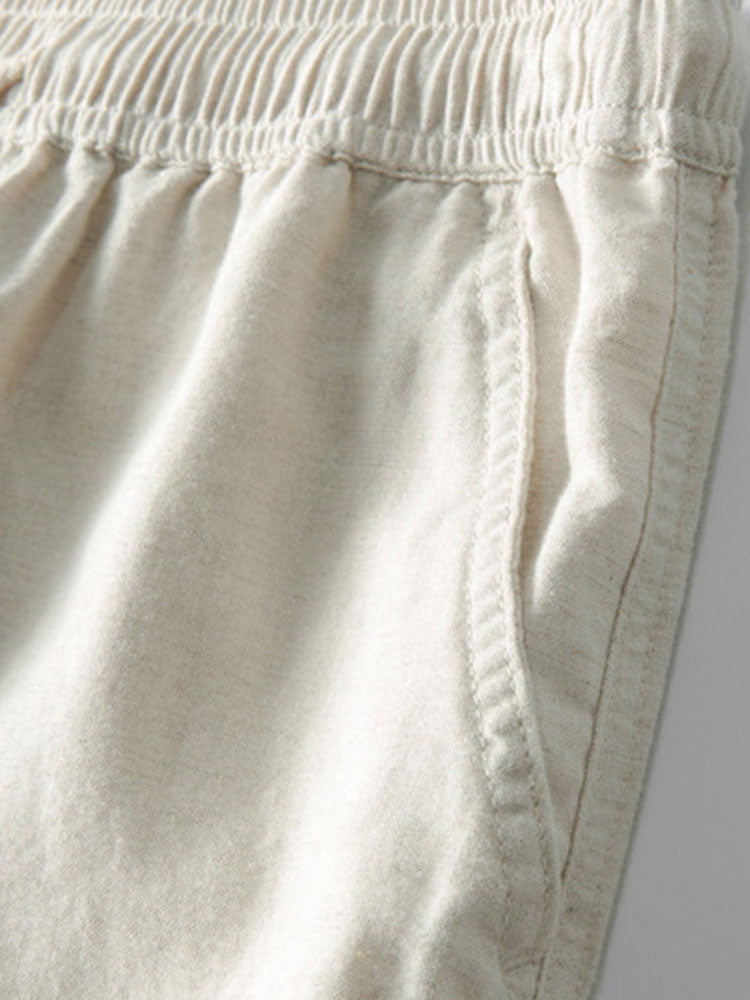 Men's Button-Up Shirt and Straight Leg Trousers in Blend
