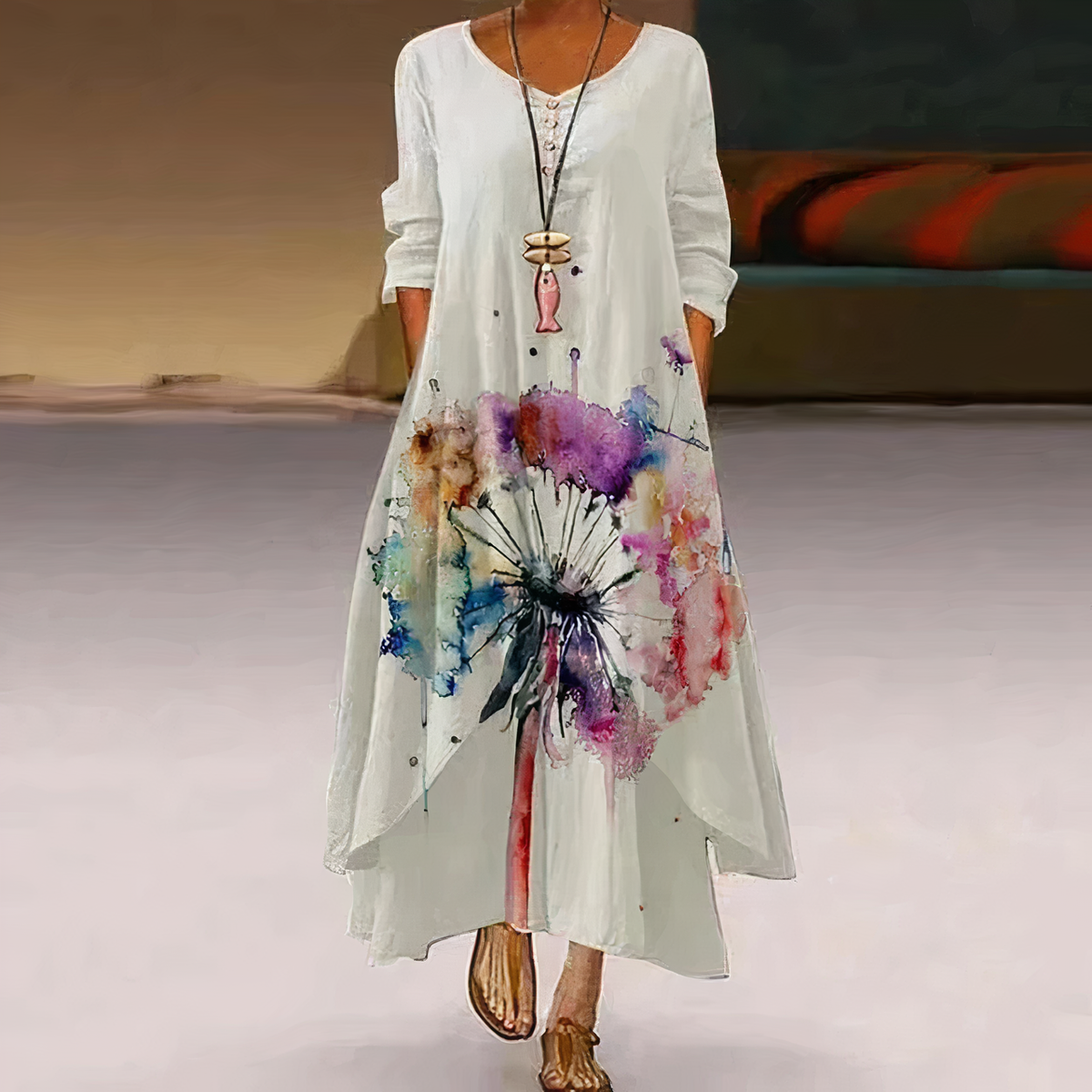 Félicie | Women's Elegant Maxi Dress Featuring Refined Details and a Flattering Fit