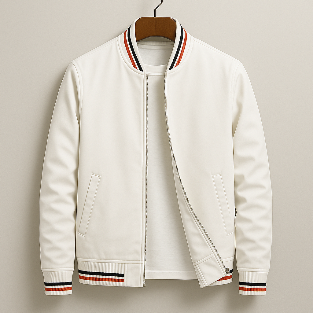 Colton | Striped Parker Jacket with Pockets
