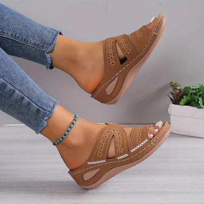 Women's Breathable Open-Toe Sandy's Orthopedic Sandals for Daily Comfort