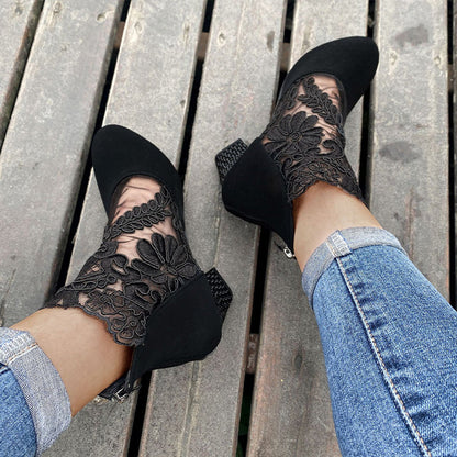 Jane | Women's Cushioned Lace-Up Elegant Summer Pumps