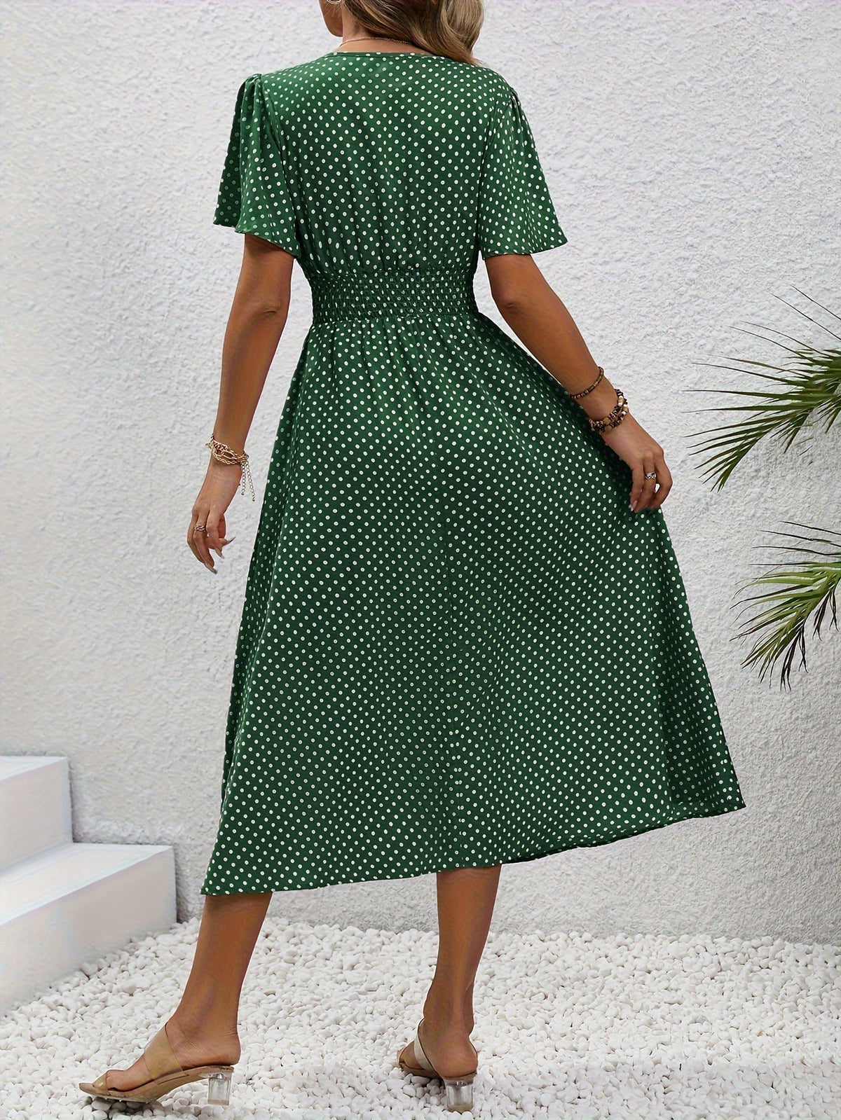 Livia | Women's Summer Dress with Short Sleeve