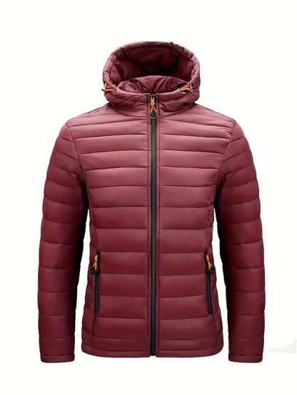 Men's Elegant Hooded Jacket with Hooded