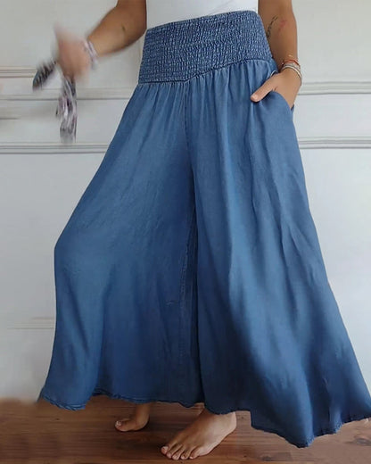 Irene | Women's Comfy Wide-Leg Trousers