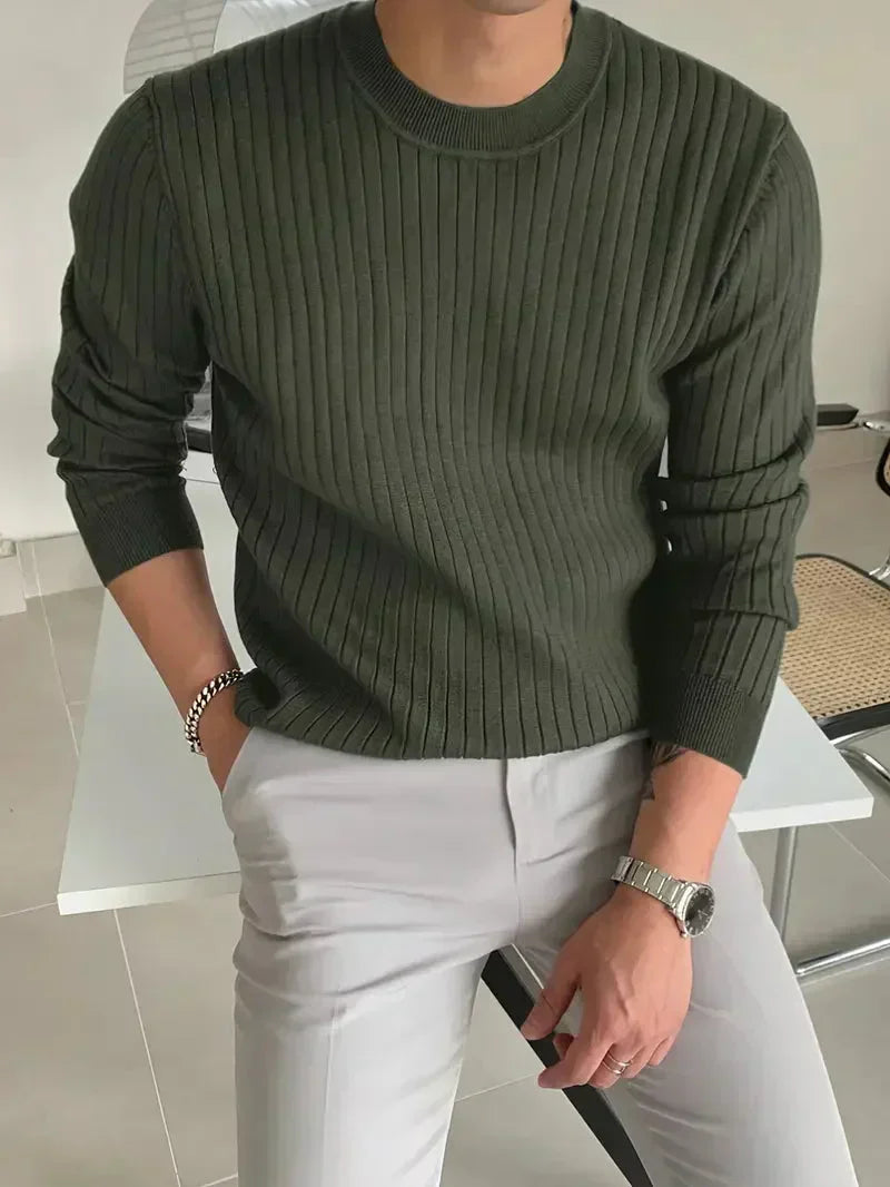 Men's Brit & Boho | Mike Essential Crew Neck Jumper