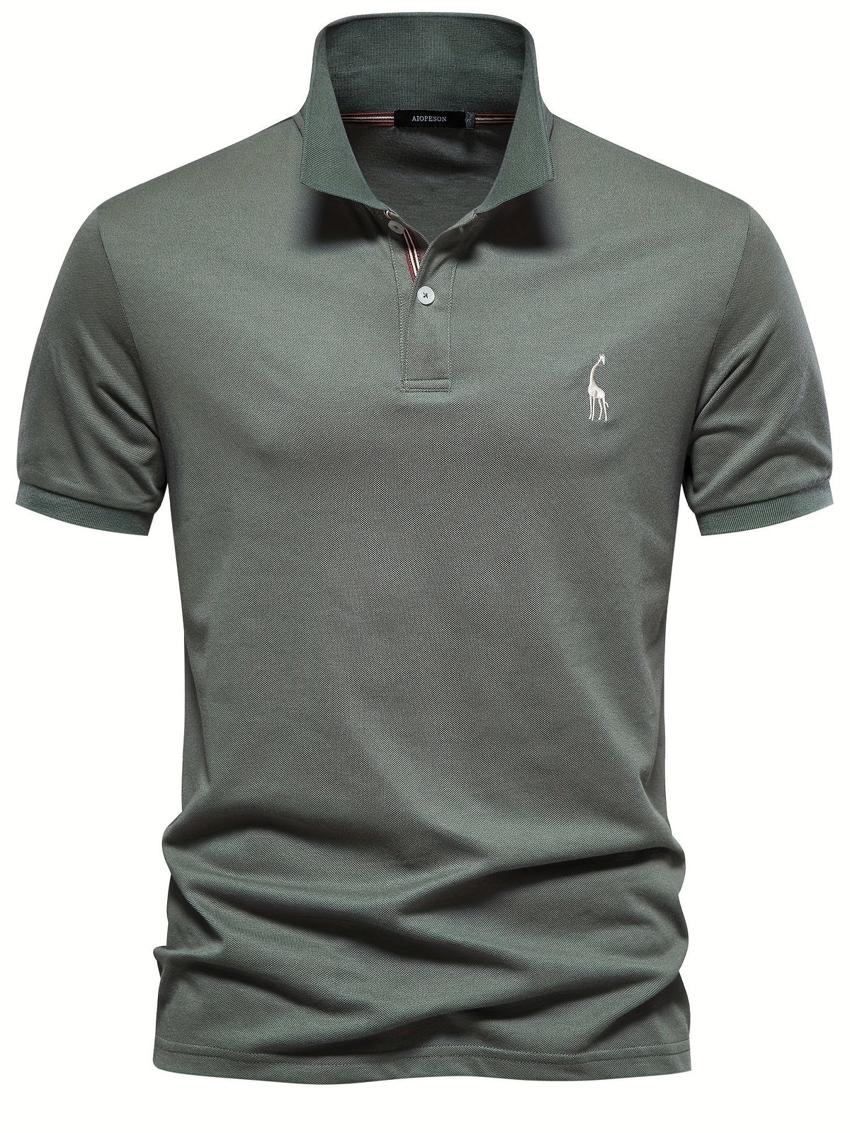 Leonardo | Men's Embroidered Polo Shirt with Short Sleeve