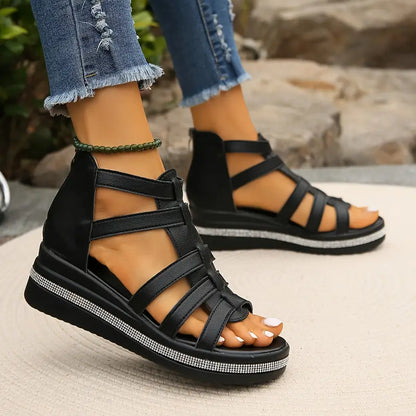 Neri | Women's Cushioned Open-Toe Elegant Orthopedic Sandals