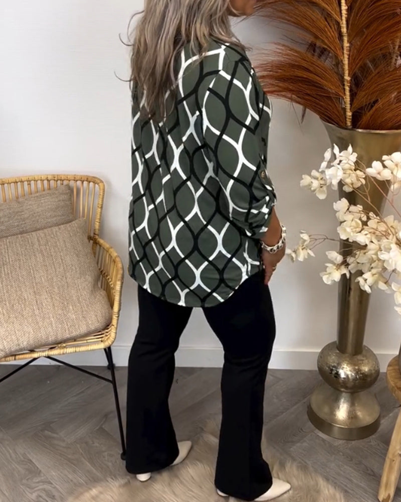 Janny | Women's Relaxed Casual Long-Sleeve Blouse