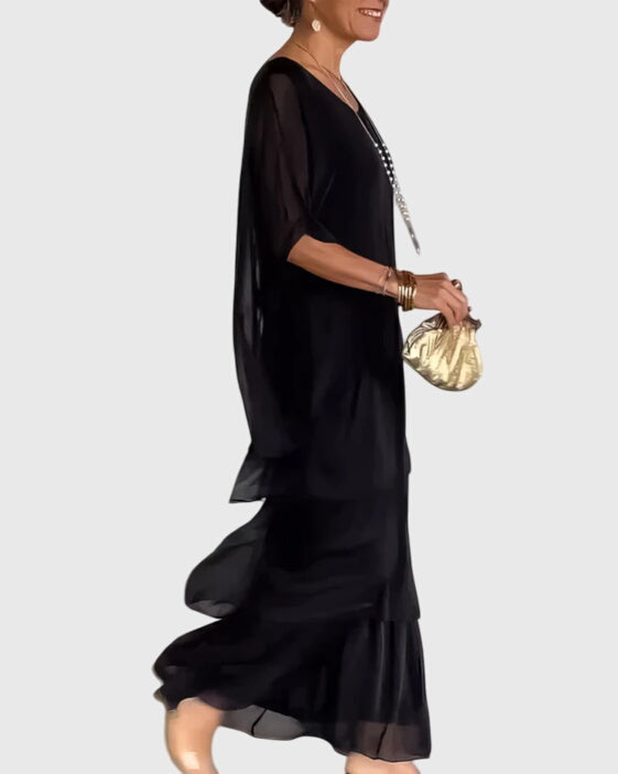 Susan | Women's Elegant Long Flowing Maxi Dress