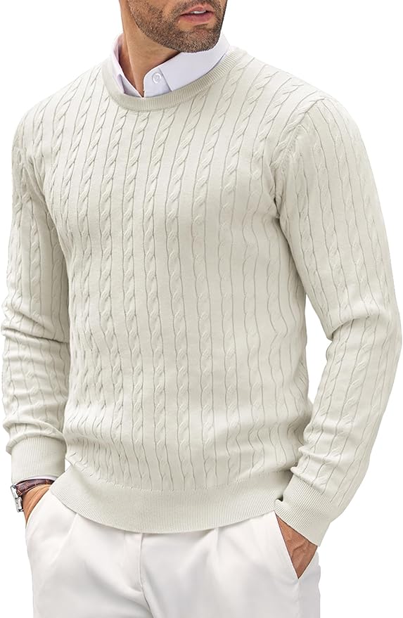 Men's Brit & Boho | Cable Jumper with Long Sleeve
