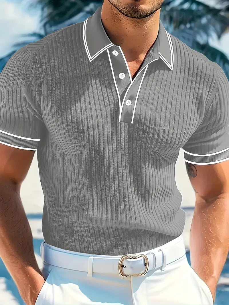 Emilio | Men's Custom Ribbed Polo