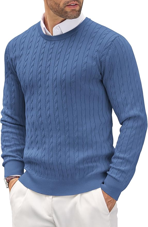 Men's Brit & Boho | Cable Jumper with Long Sleeve
