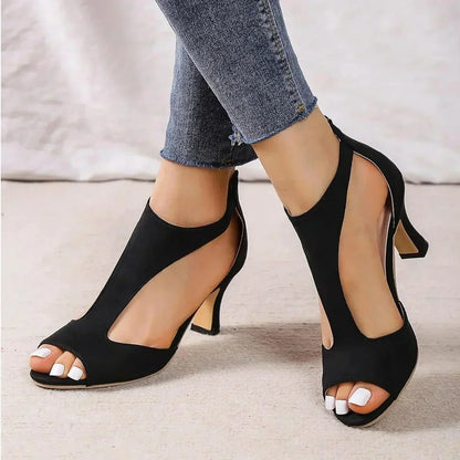 Olivia | Women's Orthopedic Open-Toe Elegant and Comfortable Pumps