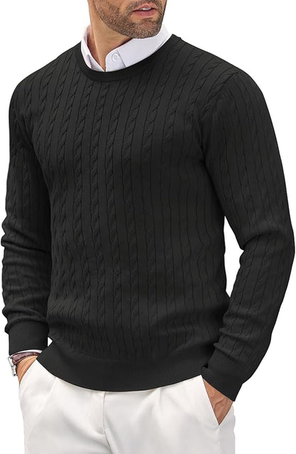 Men's Brit & Boho | Cable Jumper with Long Sleeve