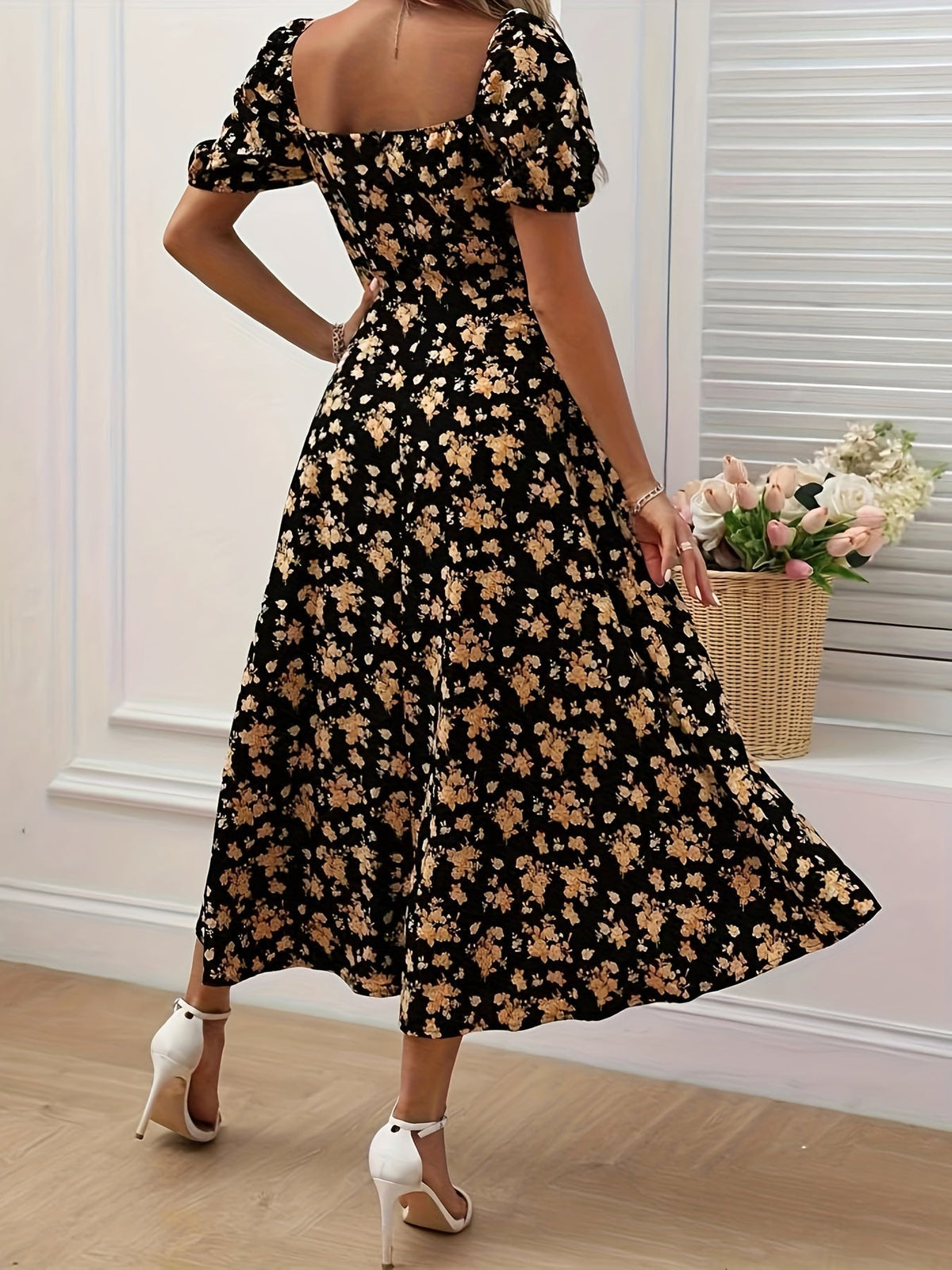 Mirella | Women's Floral Midi Dress