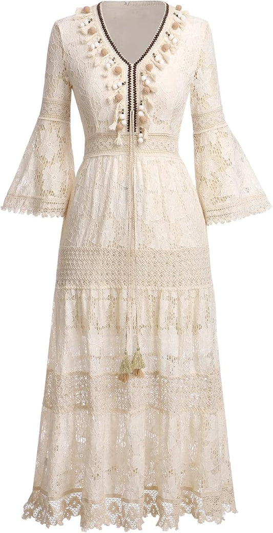 Amary | Women's Boho Maxi Dress