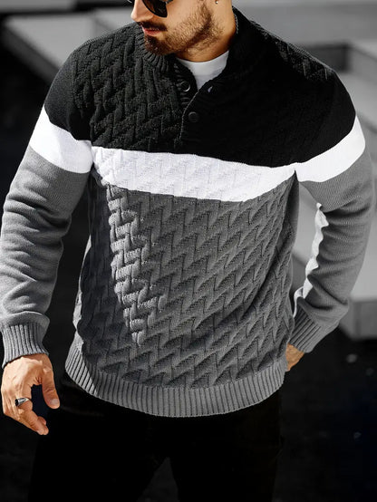 Men's Brit & Boho | The Atlas Henley Jumper