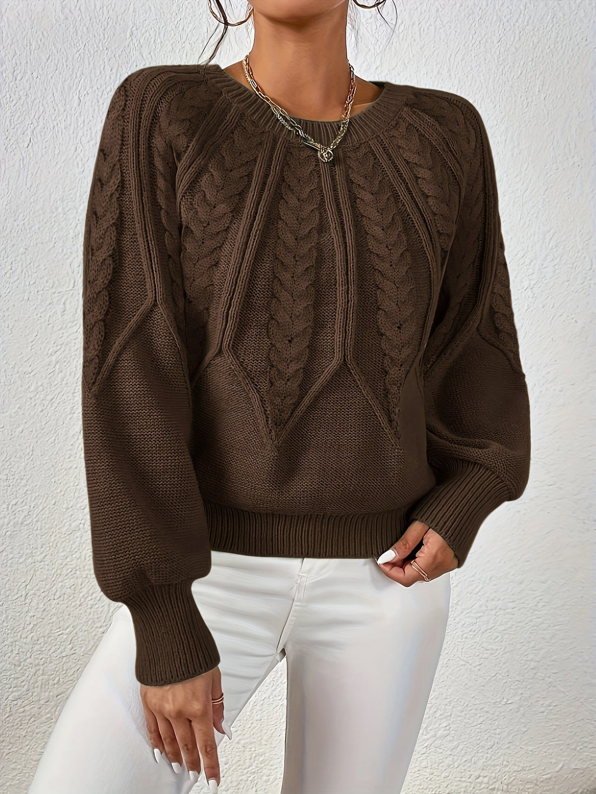 Jane | Women's Relaxed Elegant Long Sleeved Pullover Jumper