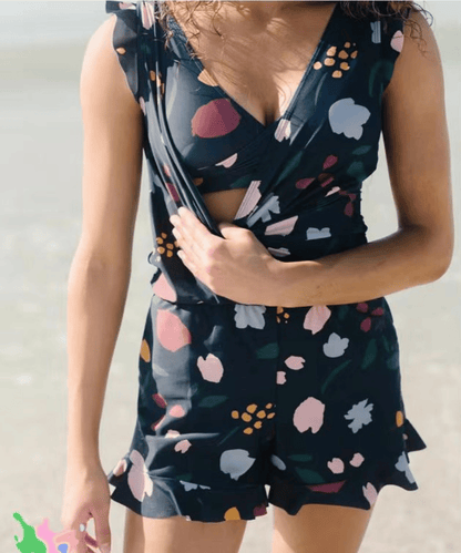 Reana | Women's Ruffled Swimsuit with Bust Support