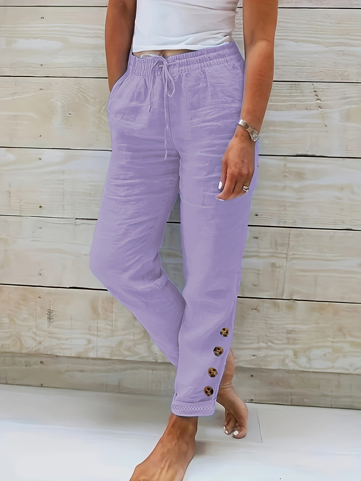 Lana | Women's Slim Straight Trousers