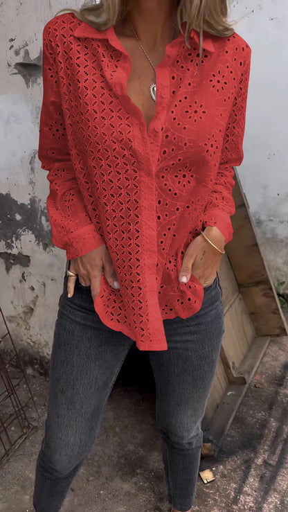 Lisa | Women's Longline Classic Patterned Shirt