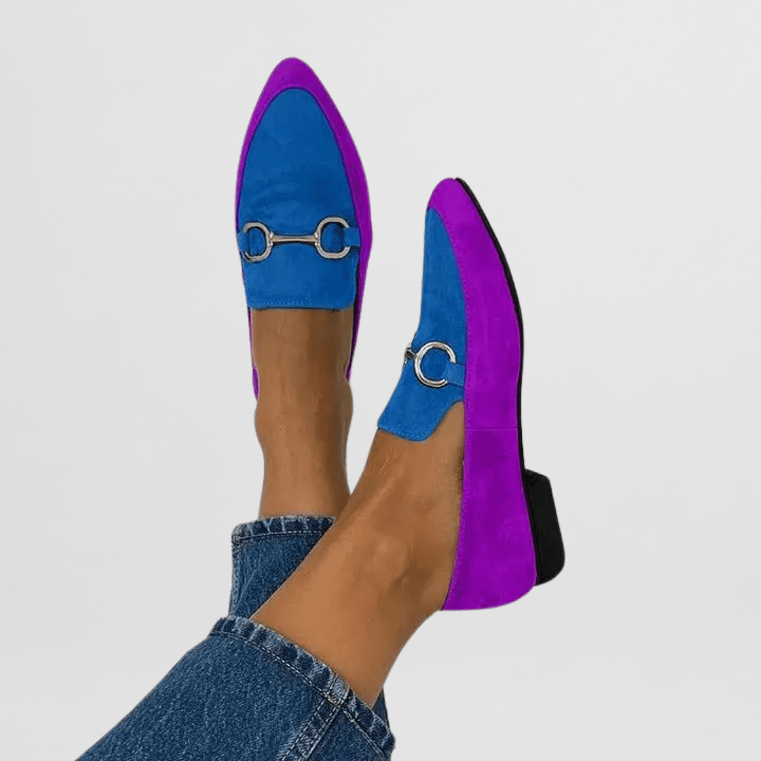 Ginevra | Women's Cushioned Slip-On Colourful Boho Loafers