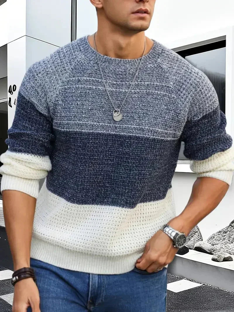 Men's Brit & Boho | The Orion Geometric Jumper