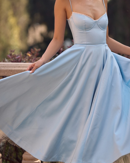 Ophira | Women's Classy Corset Midi Dress