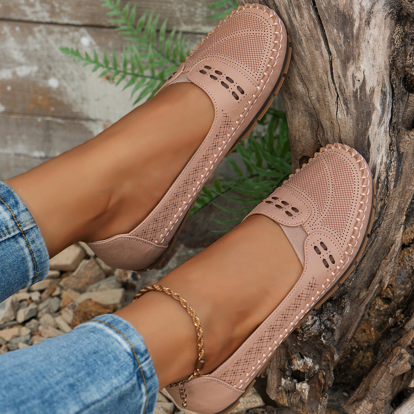 Susan | Women's Cushioned Slip-On Orthopedic Flat Shoes with Arch Support