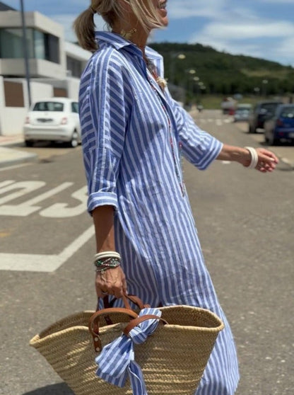 Veronica | Women's Classic Striped Shirt