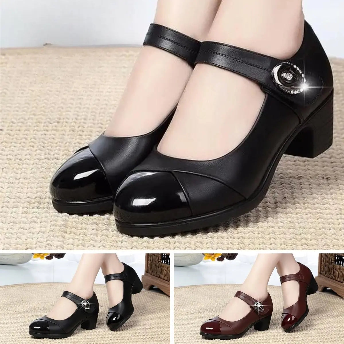 Millie | Women's Cushioned Slip-On Round-Toe Shoes
