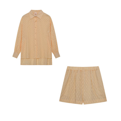 Maud | Women's Longline Stylish Shirt & Shorts Set