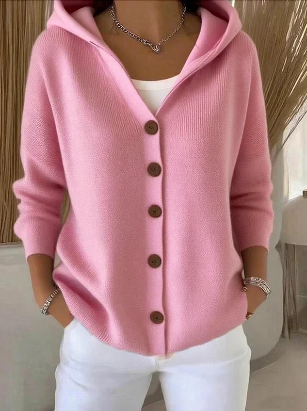 Teri | Women’s Long Sleeve Cardigan with Hooded