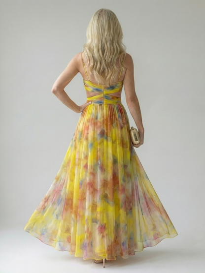Isel | Women's Soft Wrap Maxi Dress