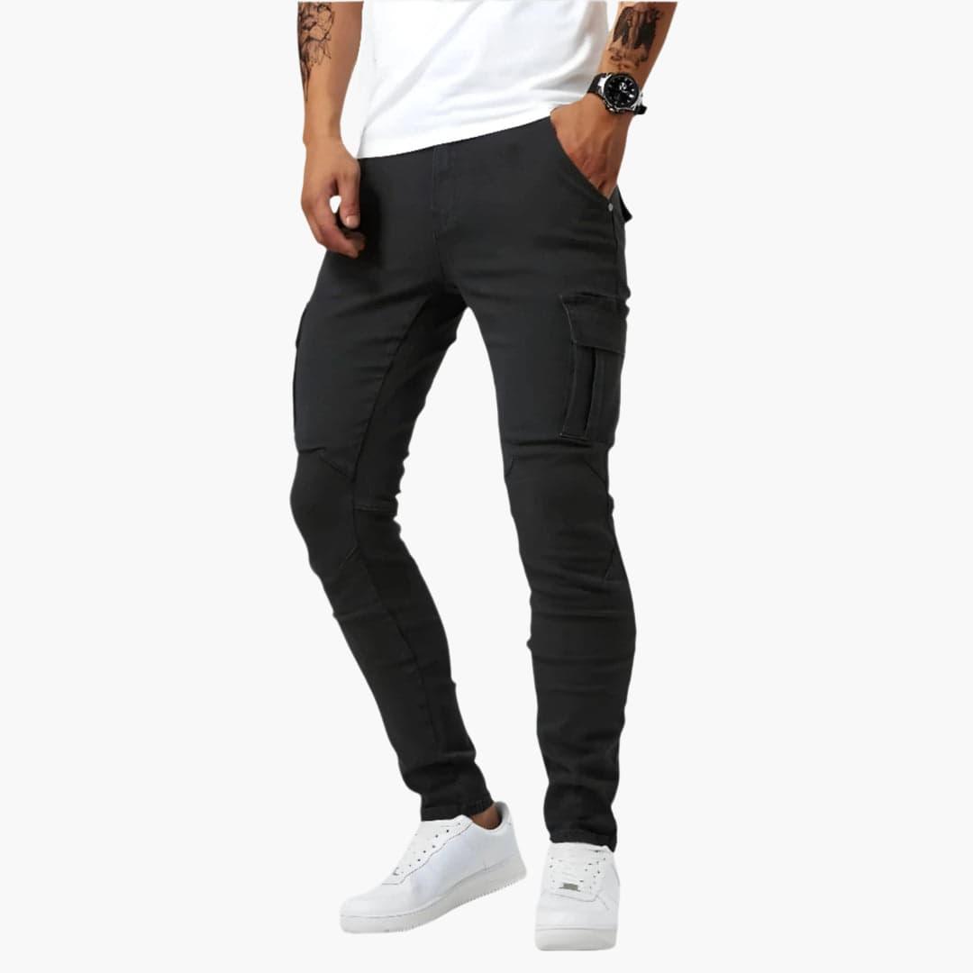 Samuel | Men's Stretch Cargo Trousers with Pockets