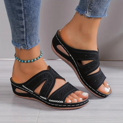 Women's Breathable Open-Toe Sandy's Everyday Comfort Orthopedic Sandals